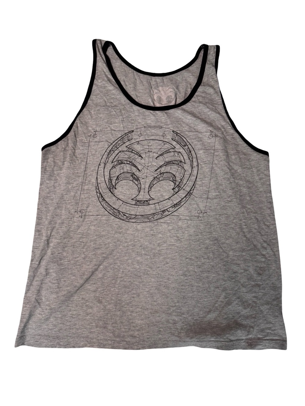 Skinnybuddha “The Blueprint” Limited Edition Tank – Art by Jason Gamber